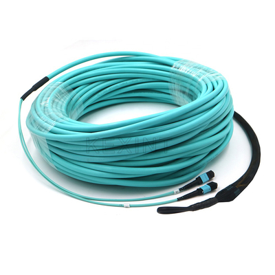 PVC LSZH Dış Kılıflı 12 Çekirdekli 24 Çekirdekli Mavi OM3 Fiber Kablo