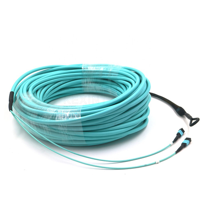 PVC LSZH Dış Kılıflı 12 Çekirdekli 24 Çekirdekli Mavi OM3 Fiber Kablo