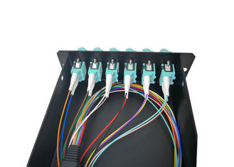 40G 100G MTP MPO Yama Kablosu LC Kablosu 0.35dB Maks Ekleme Kaybı Kasetleri OM3