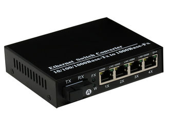 1000Mbps 4 Bağlantı Noktalı Çevrimiçi SFP Fiber Optik Alıcı-Verici Modülü SX/LX Veri Tamponu 256K