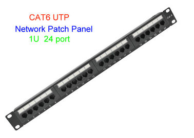 1U 19 İnç UTP Bakır Lan Kablosu 2U CAT5E CAT6 24 48 Port RJ45 Network Patch Panel
